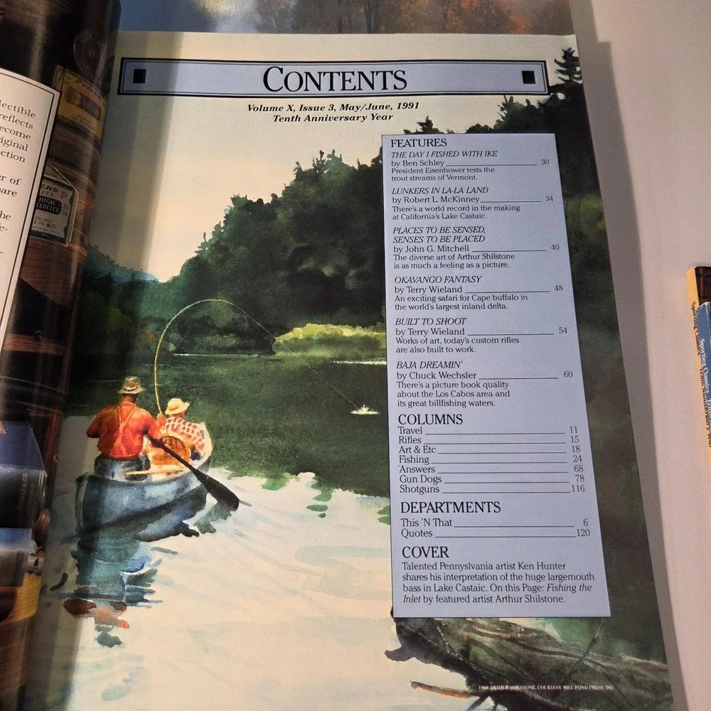 Sporting Classics Magazine 1991‎ Lot Of 6  Hunting & Fishing Collectible